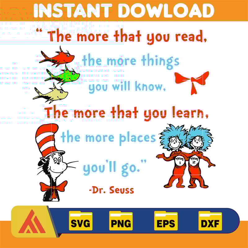 Dr.Suess Svg, Dxf, Png, Dr.Suess book Png, Dr. Suess Png, Sublimation, Cat in the Hat cricut, Instant Download (112).jpg