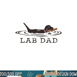 lab dad labrador retriever dog owner png, sublimation copy