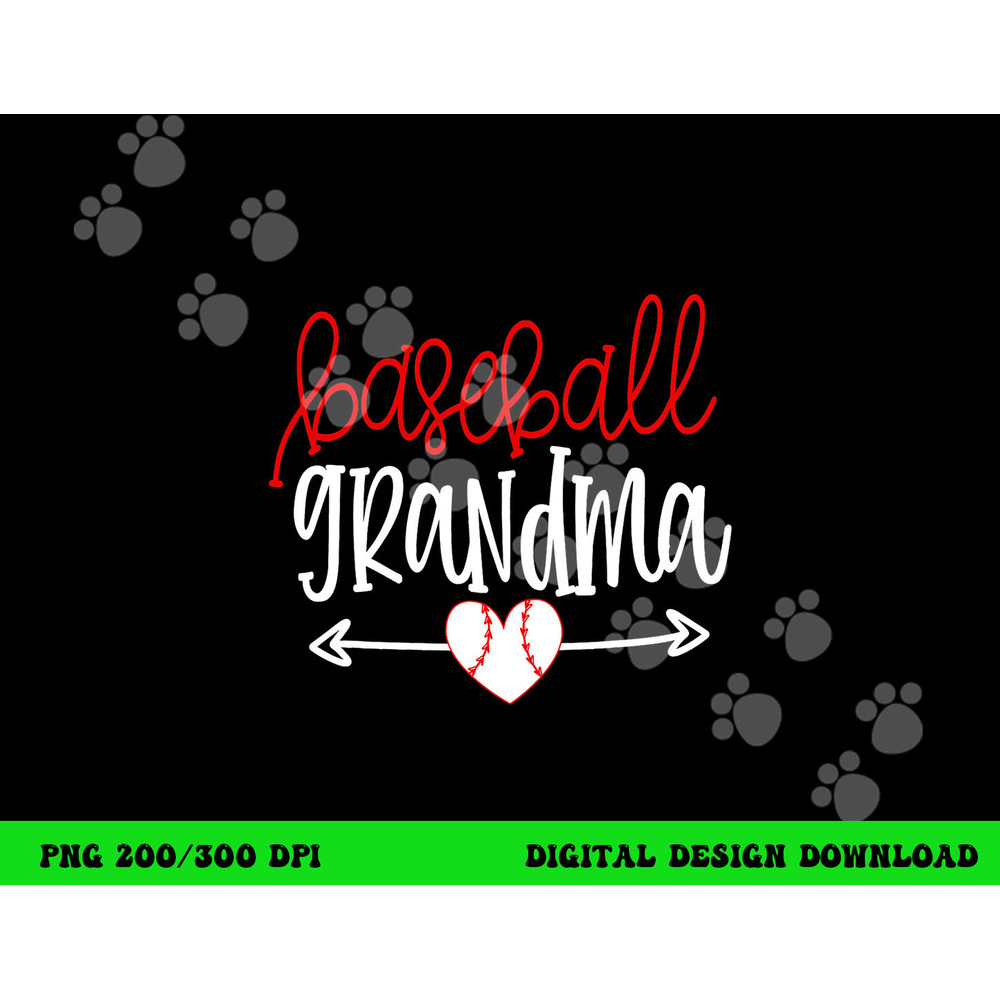 Baseball Grandma Shirt from Grandson Arrow Cute Heart Game png, sublimation copy.jpg