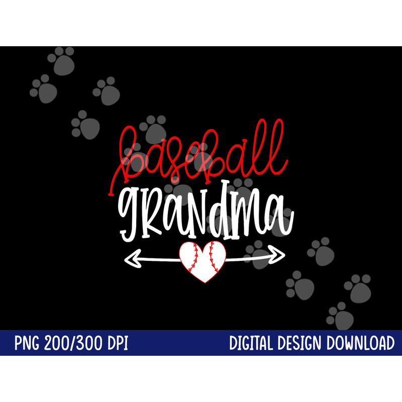 Baseball Grandma Shirt from Grandson Arrow Cute Heart Game png, sublimation copy.jpg