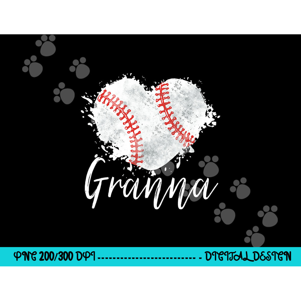 Baseball Granna png, sublimation Baseball Love Heart copy.jpg