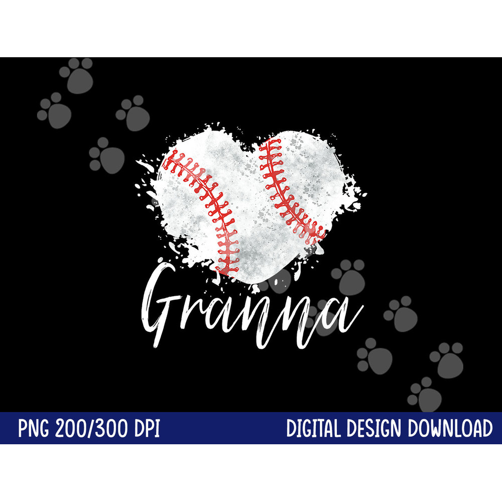 Baseball Granna png, sublimation Baseball Love Heart copy.jpg
