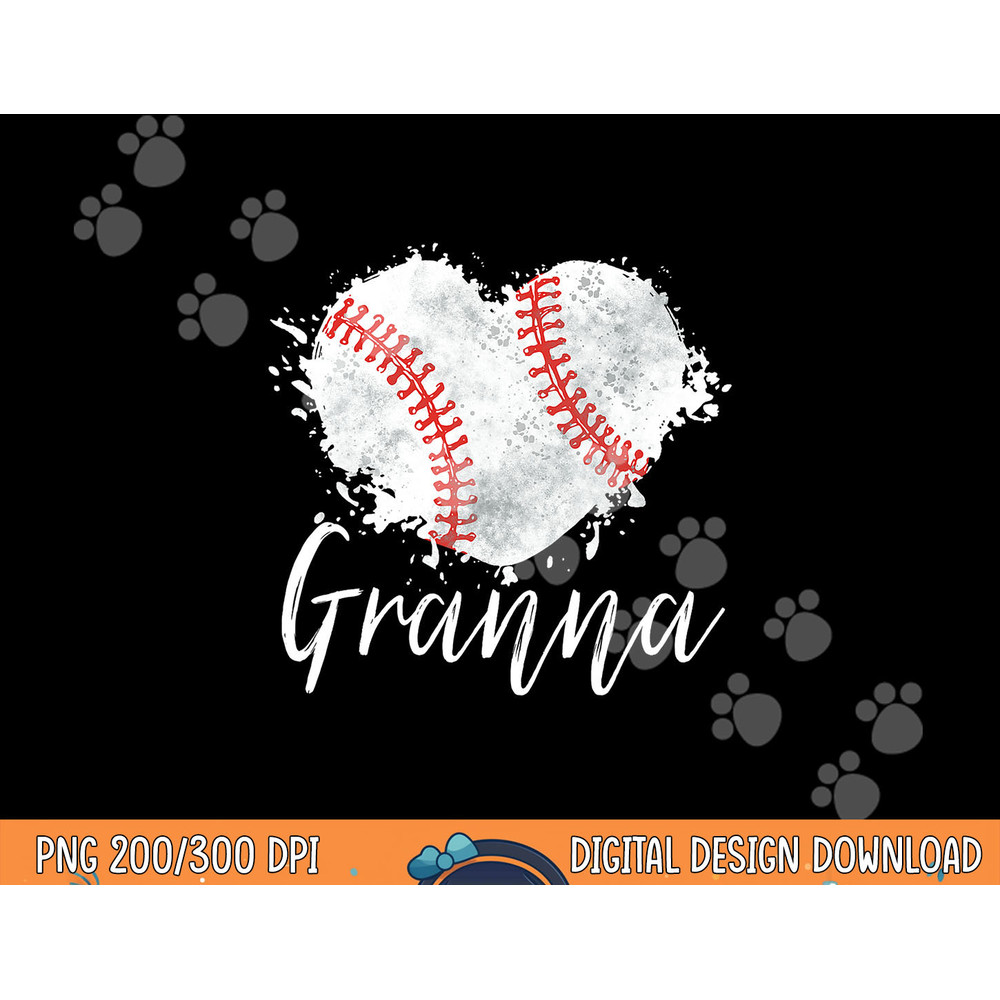 Baseball Granna png, sublimation Baseball Love Heart copy.jpg