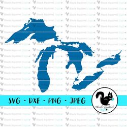 the great lakes, travel adventure, wanderlust, michigan, explore, home roots midwest svg, clipart, cut file, digital dow