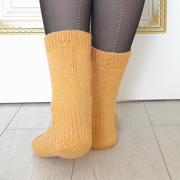 Cozy Socks, Wool Socks, PDF Knitting Pattern, Warm Socks, Knitted Socks Pattern.png