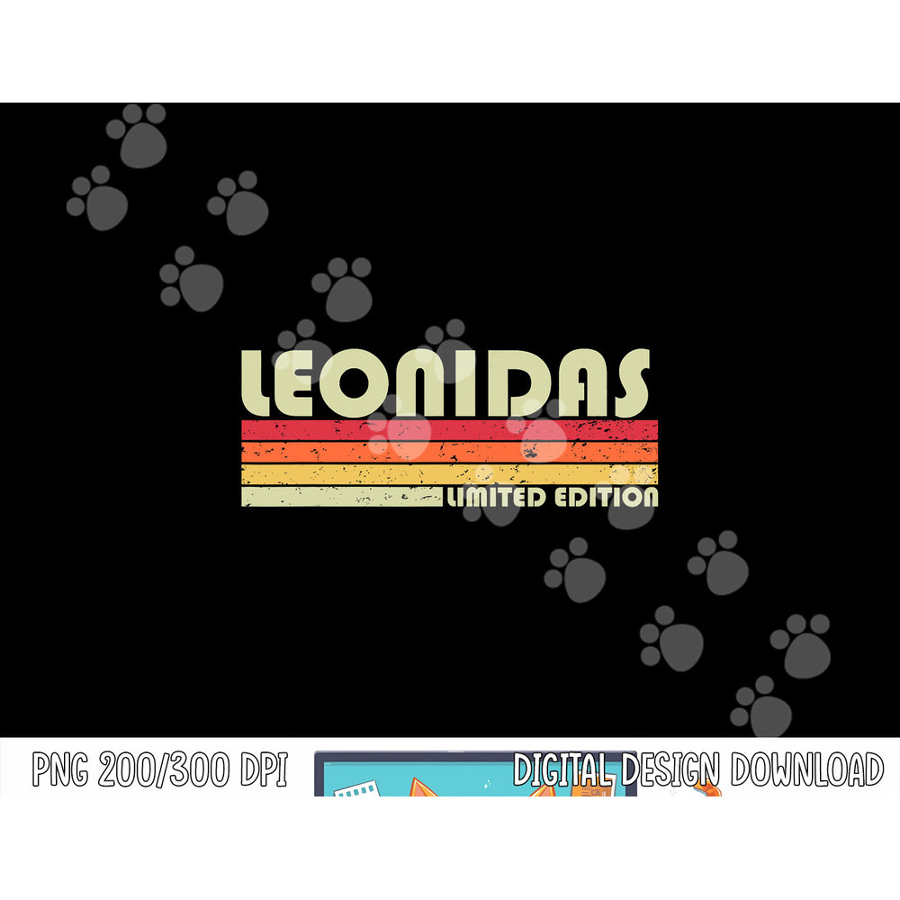 LEONIDAS Gift Name Personalized Funny Retro Vintage Birthday png,sublimation copy.jpg