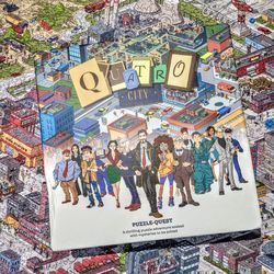Puzzle Quest, Interactive Puzzle Quest, Quatro City, Wooden Brain Puzzles for Adults, Puzzle Quest Detective
