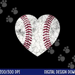 baseball heart shirt cute mom dad men women softball gift png, sublimation copy