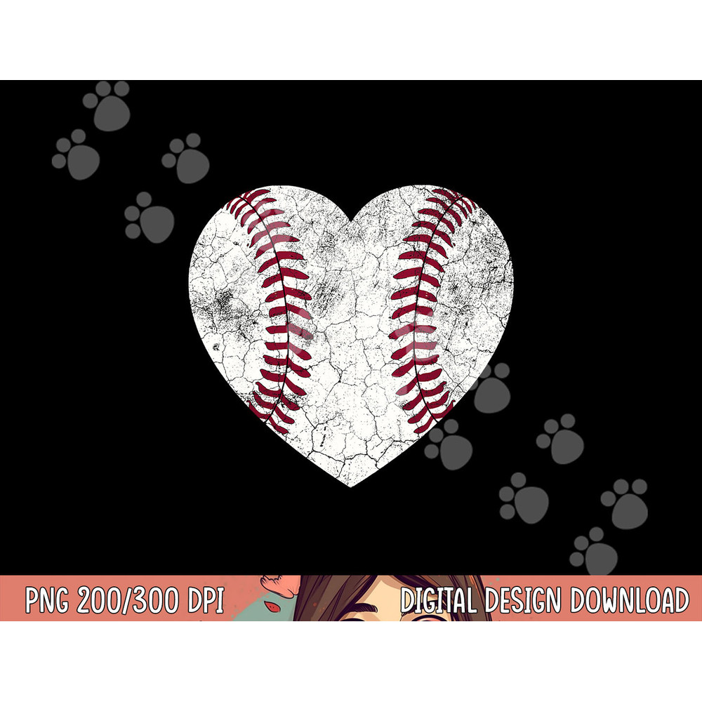 Baseball Heart Shirt Cute Mom Dad Men Women Softball Gift png, sublimation copy.jpg