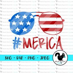 american flag sunglasses, 4th of july party, merica, red white and blue, usa freedom svg clipart, cut file, digital down
