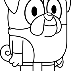 winton outline svg, bluey svg, cartoon svg, dog clipart, bluey heeler svg, bluey birthday svg, instant download