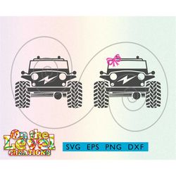 his and hers truck svg dxf png eps fun shirt cap hat camping offroad