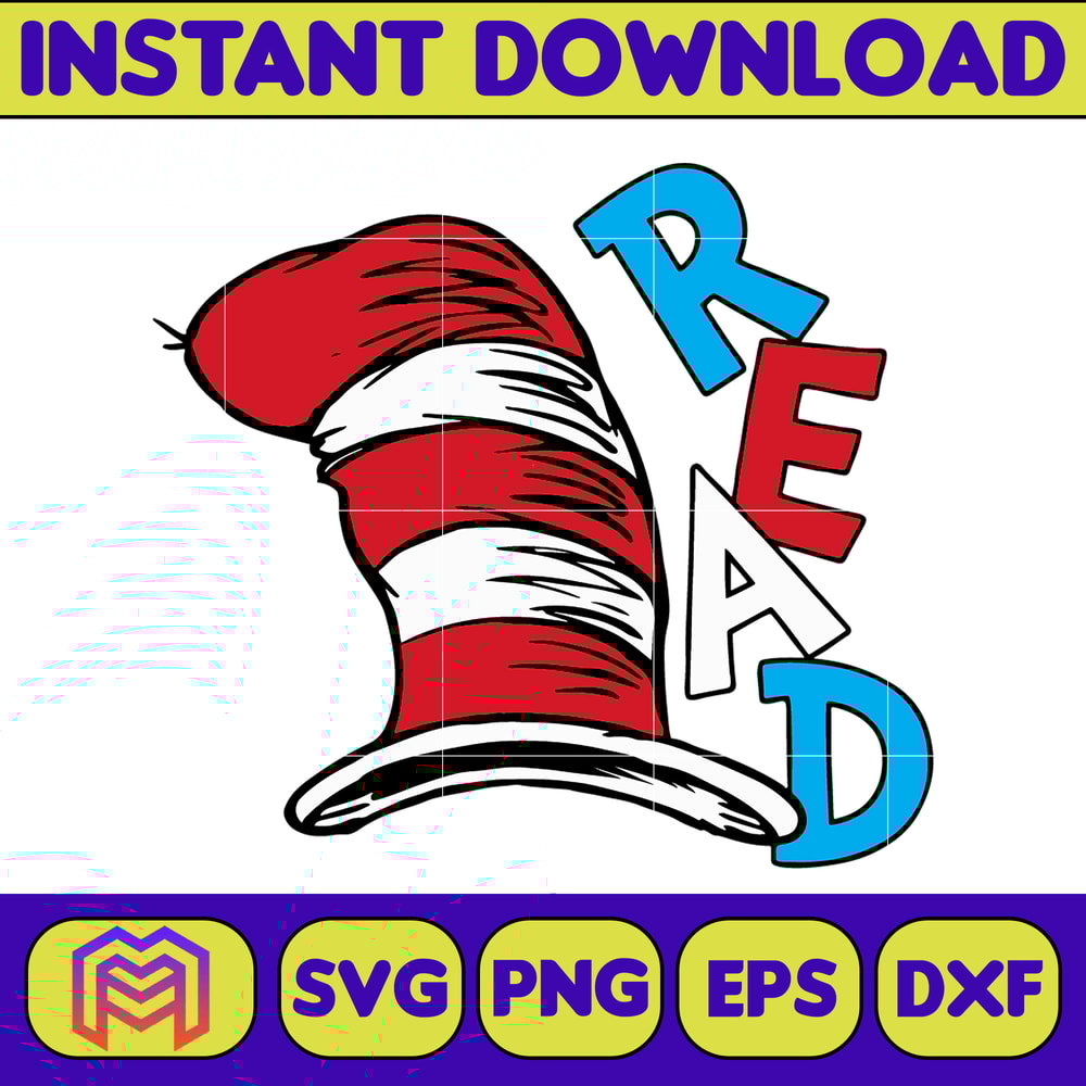 Dr.Suess Svg, Dxf, Png, Dr.Suess book Png, Dr. Suess Png, Sublimation, Cat in the Hat cricut, Instant Download (128).jpg