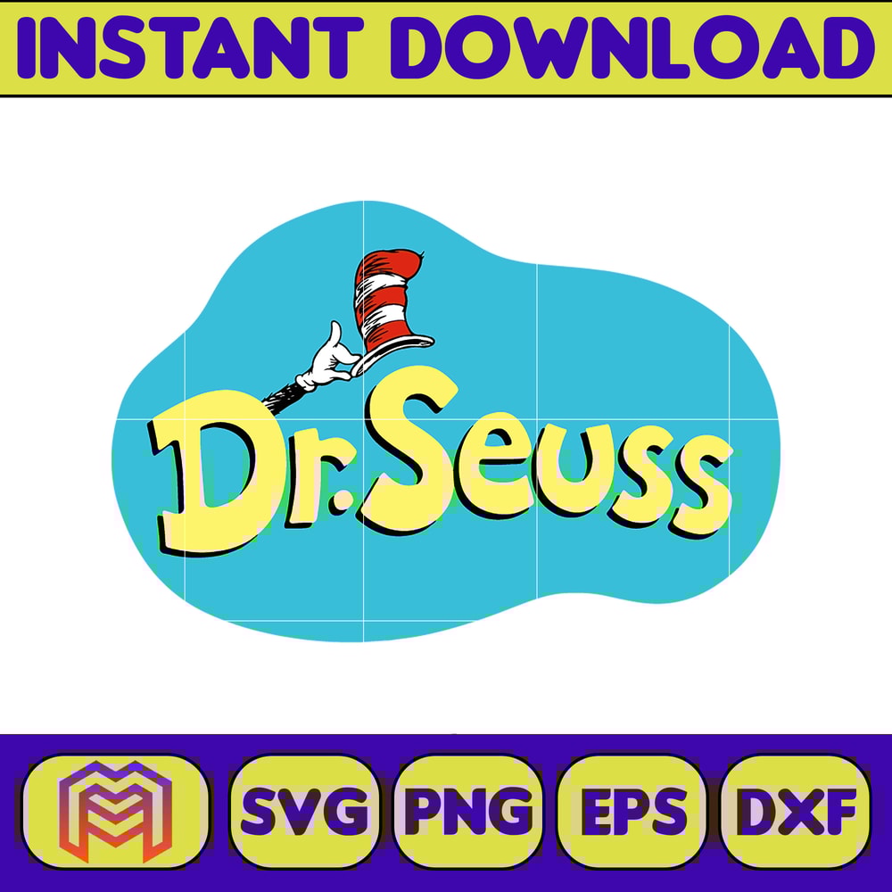 Dr.Suess Svg, Dxf, Png, Dr.Suess book Png, Dr. Suess Png, Sublimation, Cat in the Hat cricut, Instant Download (129).jpg