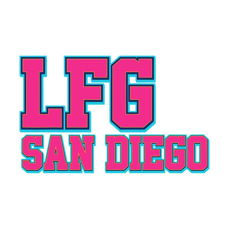 LFGSD Baseball fan San Diego Sports LFG SD png, sublimation.png