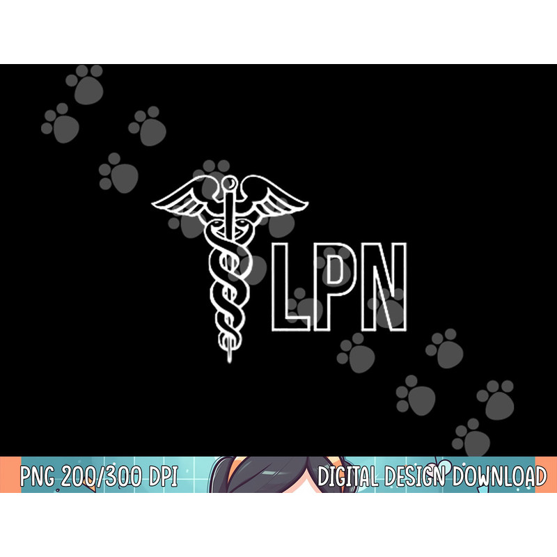 LICENSED PRACTICAL NURSE LPN CADUCEUS HEALTH CARE NURSE png, sublimation.jpg