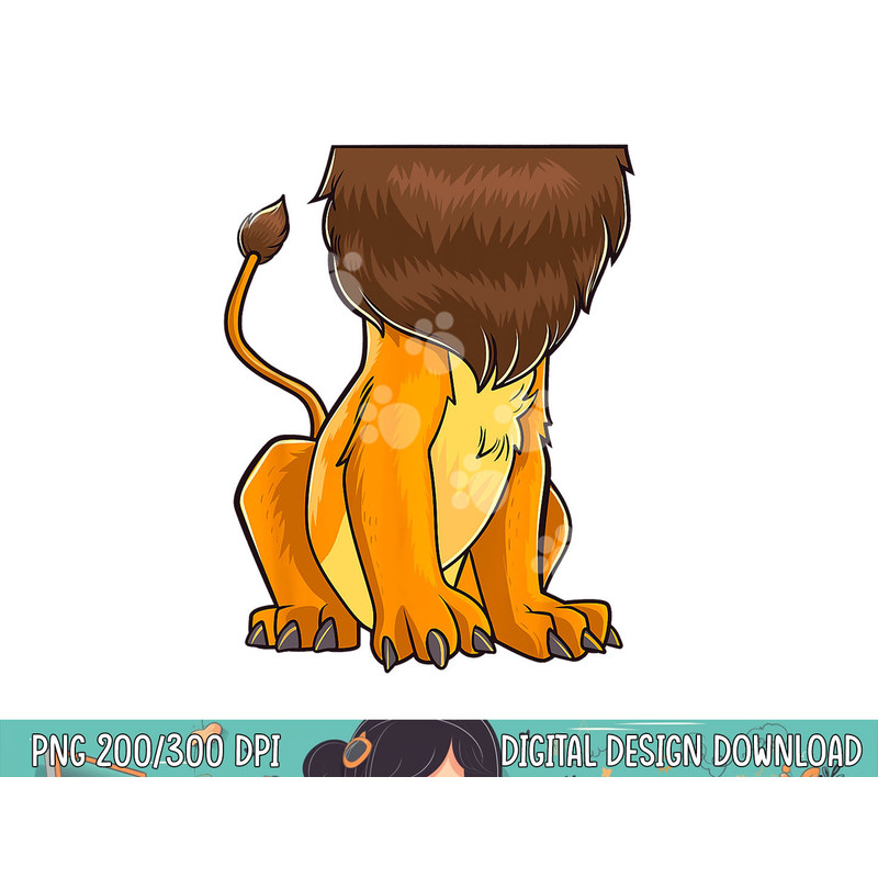Lion Body Costume Mane Cute Headless Funny Lions Halloween png, sublimation copy.jpg