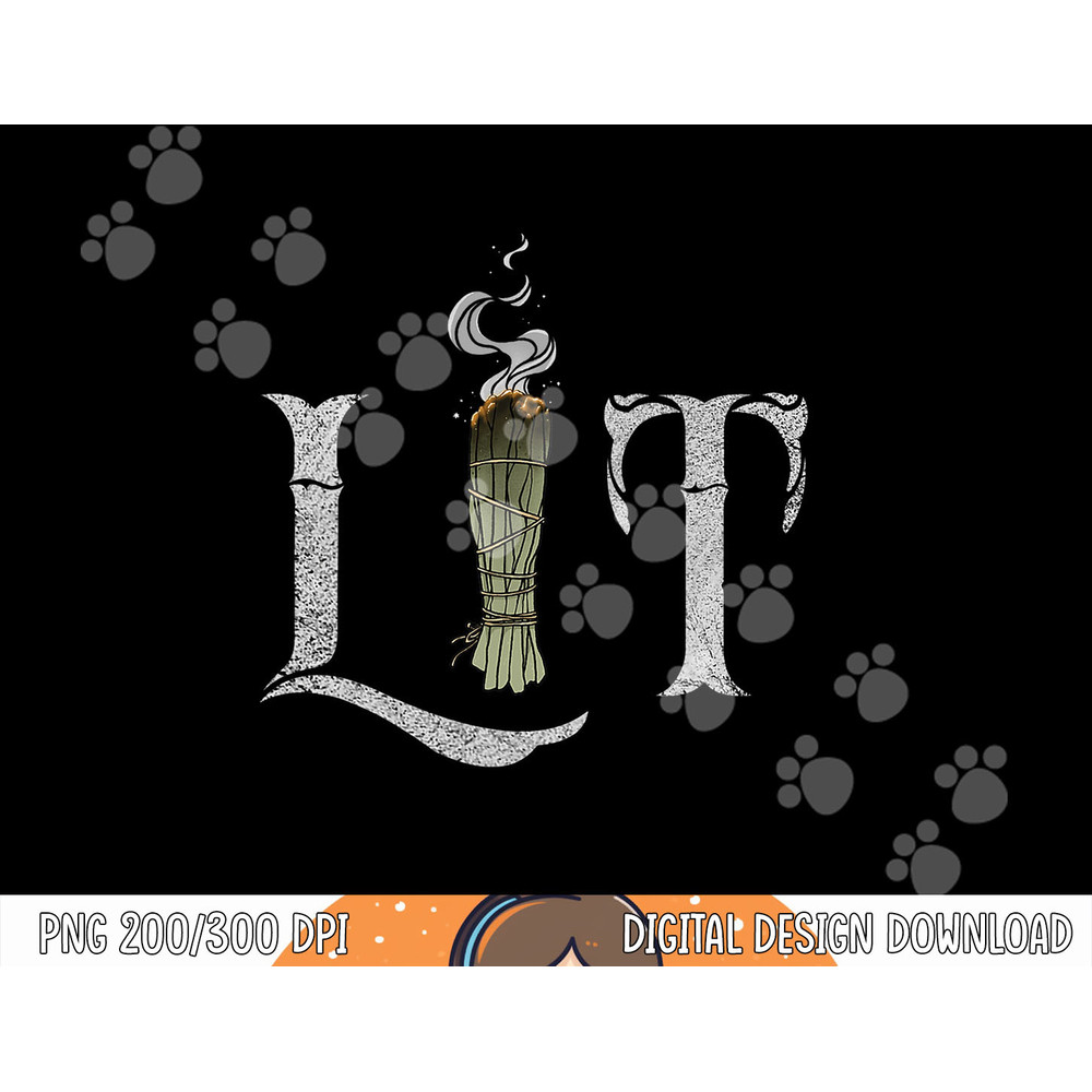 Lit Funny Halloween Witch Pagan Burning Sage Smudge Stick png, sublimation copy.jpg