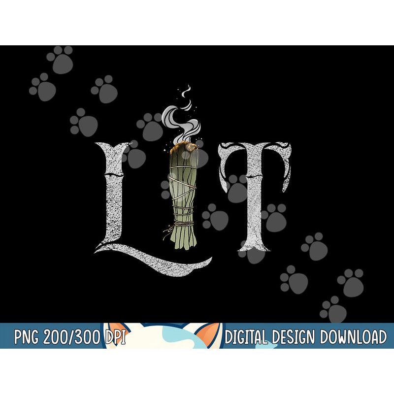 Lit Funny Halloween Witch Pagan Burning Sage Smudge Stick png, sublimation copy.jpg