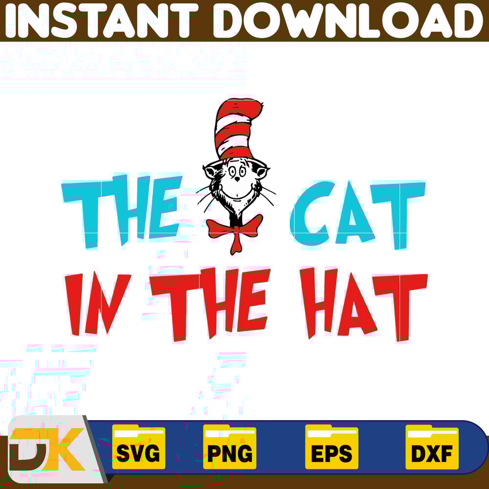 Dr.Suess Svg, Dxf, Png, Dr.Suess book Png, Dr. Suess Png, Sublimation, Cat in the Hat cricut, Instant Download (105).jpg