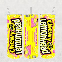chewy lemonhead tumbler png, sublimation tumbler png, chewy tumbler wrap, 20oz skinny tumbler png digital download