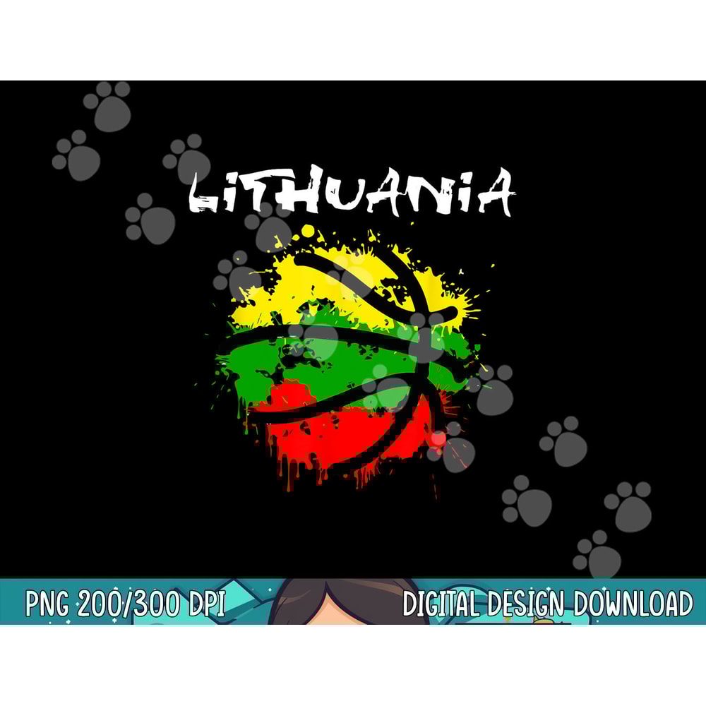 Lithuania Basketball Abstract - Lithuania Strong Basketball png, sublimation copy.jpg