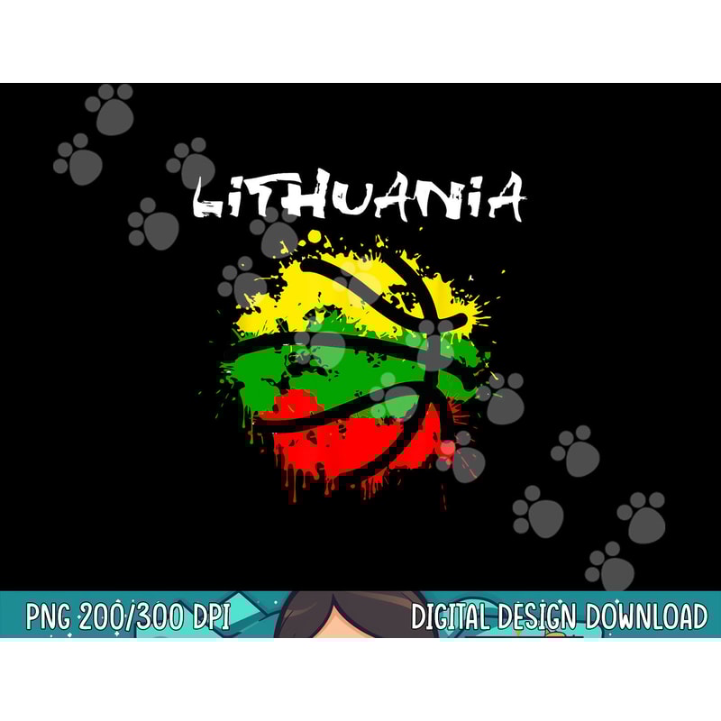 Lithuania Basketball Abstract - Lithuania Strong Basketball png, sublimation copy.jpg