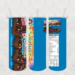 cosmic brownies tumbler png, sublimation tumbler png, cosmic tumbler wrap, 20oz skinny tumbler png digital download