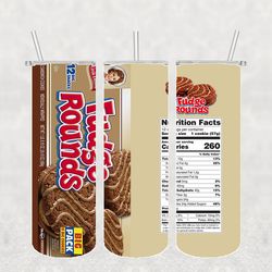 fudge rounds tumbler png, sublimation tumbler png,fudge rounds tumbler wrap, 20oz skinny tumbler png digital download