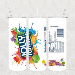 jollyrancher tumbler png, sublimation tumbler png, jollyrancher tumbler wrap, 20oz skinny tumbler png digital download