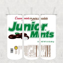 junior mints tumbler png, sublimation tumbler png, junior mints tumbler wrap, 20oz skinny tumbler png digital download