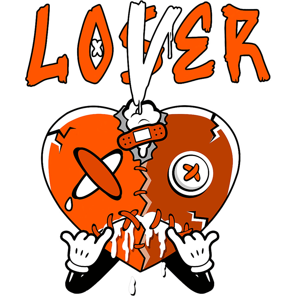 loser lover heart dripping dunk low orange black matching .pngloser lover heart dripping dunk low orange black matching .png