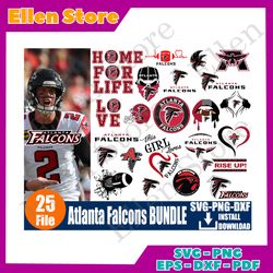 Atlanta Falcons Logos Svg Bundle