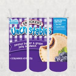 uncrustables grapetumbler png, sublimation tumbler png, tumbler wrap, 20oz skinny tumbler png digital download