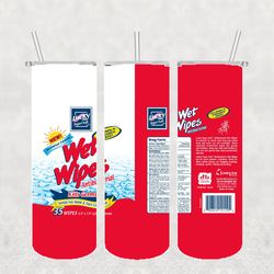 wetwipes tumbler png, sublimation tumbler png, wetwipes tumbler wrap, 20oz skinny tumbler png digital download