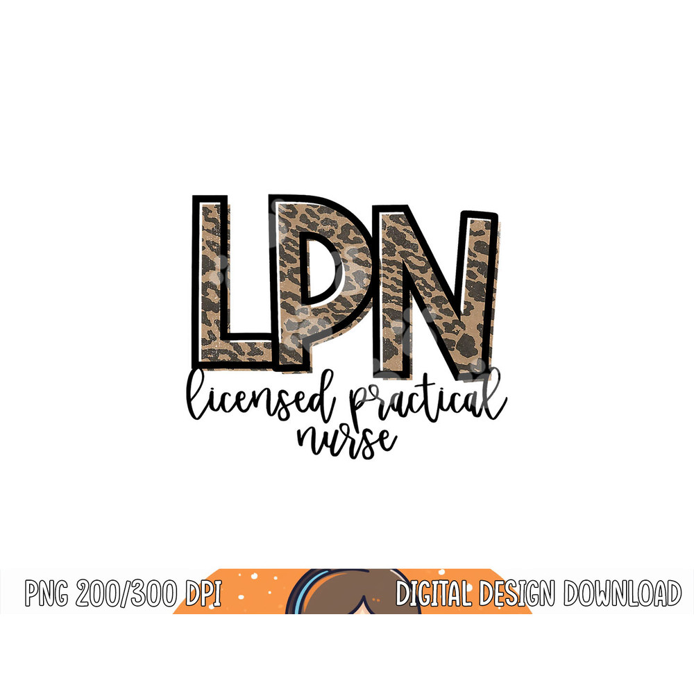 LPN Licensed Practical Nurse Cute Nurse png, sublimation copy.jpg