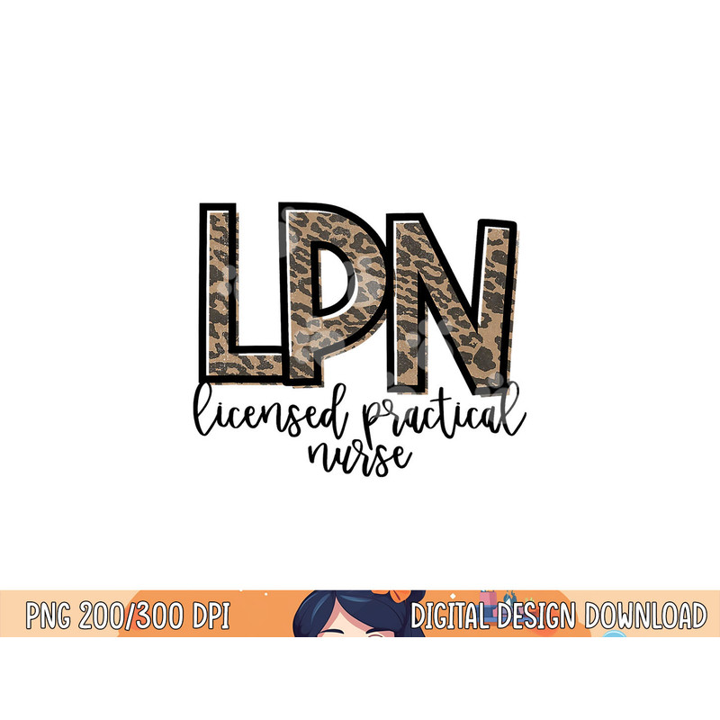 LPN Licensed Practical Nurse Cute Nurse png, sublimation copy.jpg