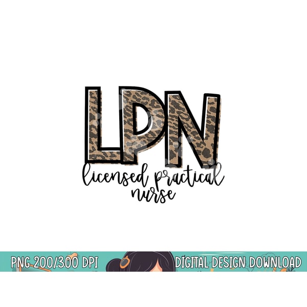 LPN Licensed Practical Nurse Cute Nurse png, sublimation copy.jpg