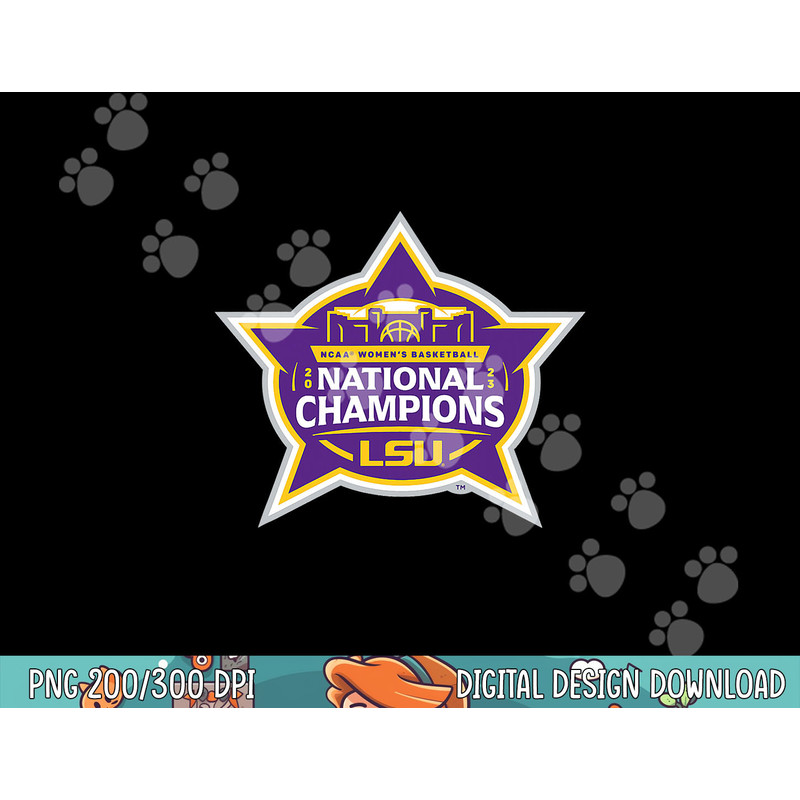 LSU Tigers National Champs 2023 Women s Basketball Icon png, sublimation copy.jpg