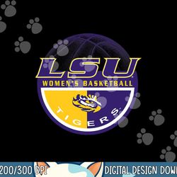 lsu tigers women s basketball dunk officially licensed  png, sublimation copy