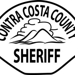 contra costa county sheriff badge vector file black white vector outline or line art file