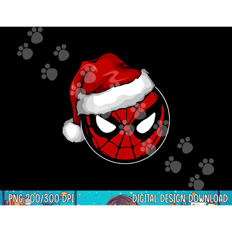 Marvel Christmas Spider-Man Santa Hat png, sublimation copy.jpg