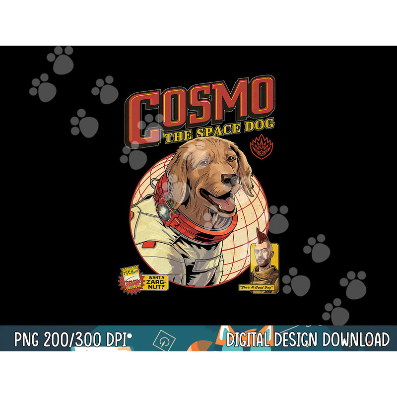 Marvel Guardians of the Galaxy Volume 3 Cosmo the Space Dog png, sublimation copy.jpg