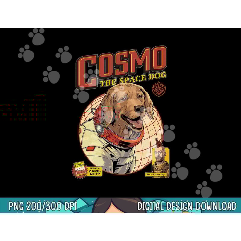 Marvel Guardians of the Galaxy Volume 3 Cosmo the Space Dog png, sublimation copy.jpg