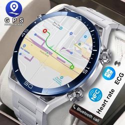 New NFC ECG PPG Bluetooth Call Smartwatch GPS Tracker Motion Bracelet Fitness For Huawei Watches Ultimate Smart Watch