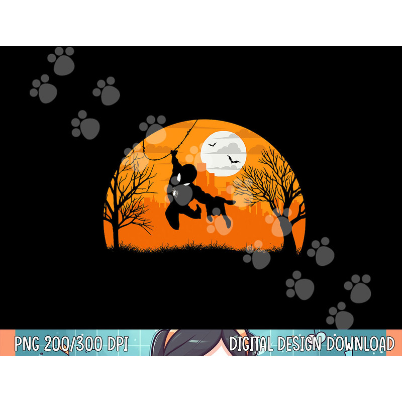 Marvel Spider-Man Silhouette Swing Halloween png, sublimation.jpg