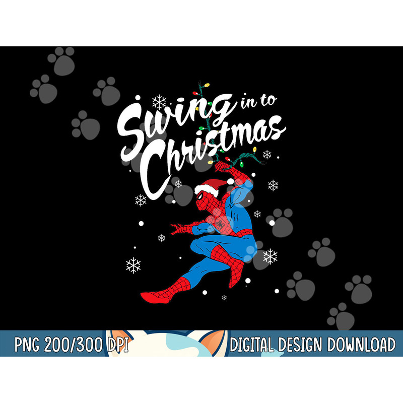 Marvel Spider-Man Swing In To Christmas  png,sublimation copy.jpg