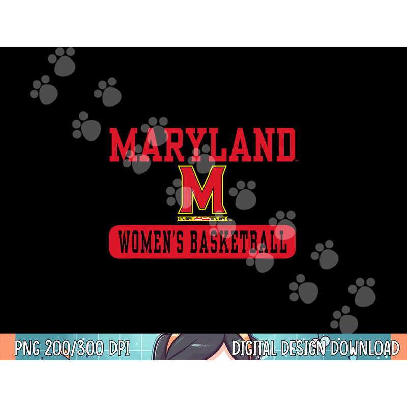 Maryland Terrapins Womens Basketball Logo png, sublimation.jpg