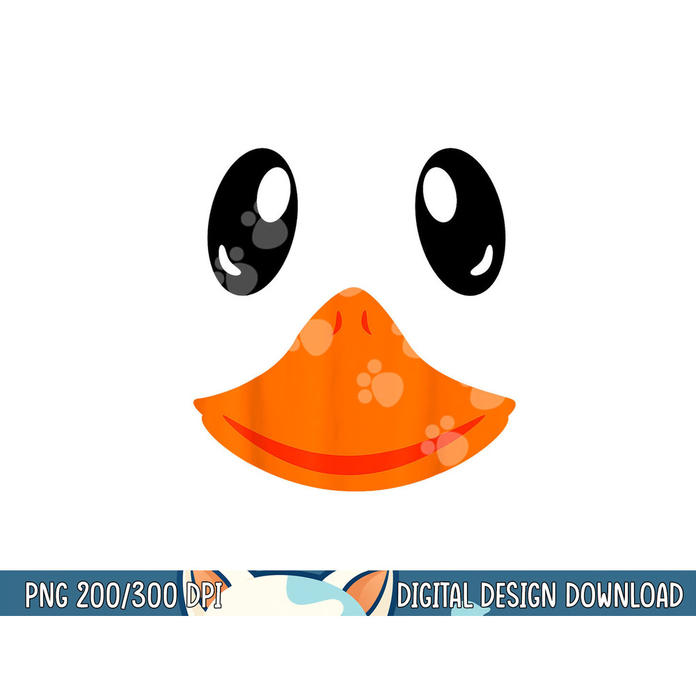 Matching Group Outfit Cute Halloween Goose Costume Duck Face png, sublimation copy.jpg
