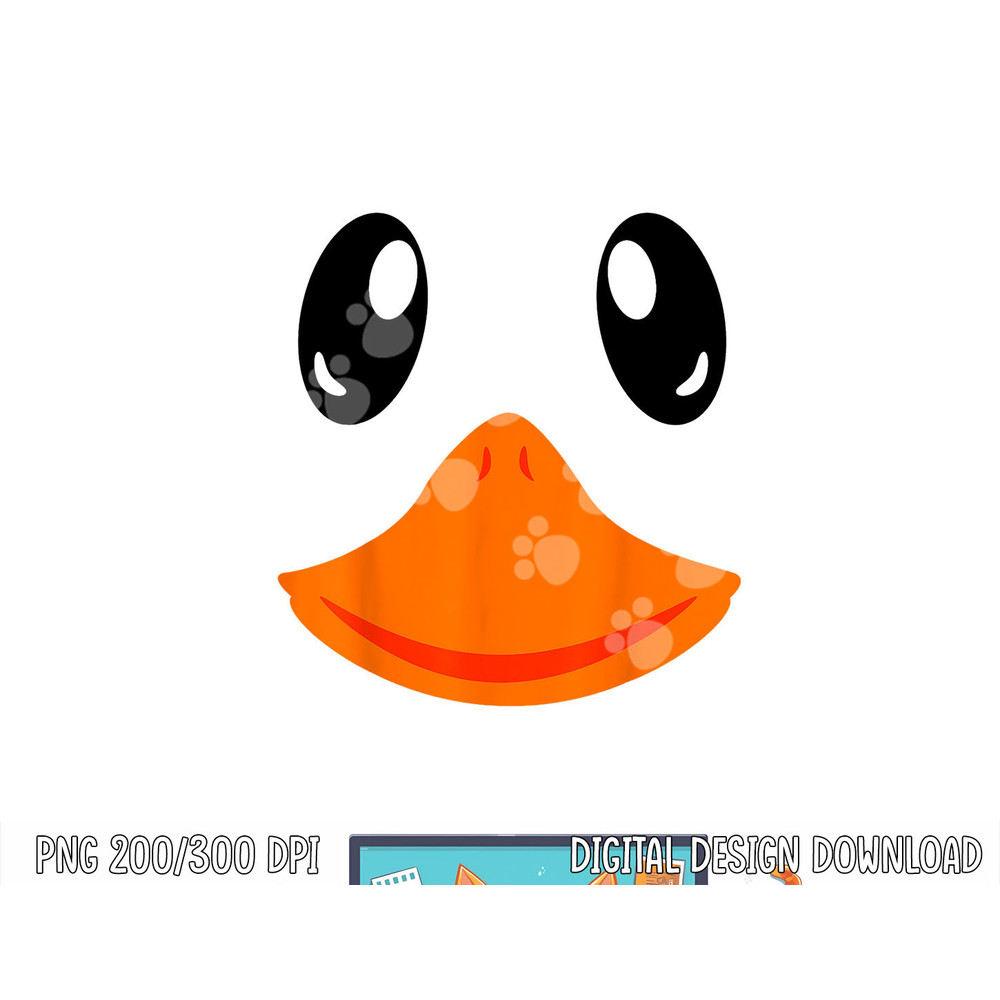 Matching Group Outfit Cute Halloween Goose Costume Duck Face png, sublimation copy.jpg